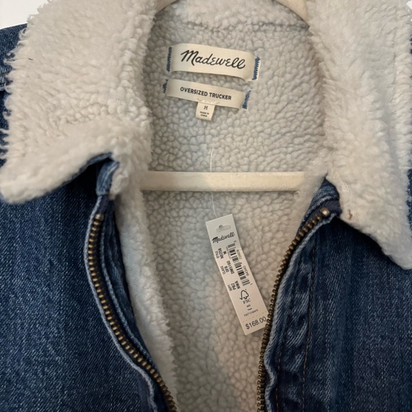 BRAND NEW MADEWELL OVERSIZED TRUCKER JACKET: sold out online! - Picture 5 of 6